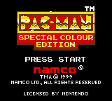 Pac-Man & Pac-Panic Title Screen